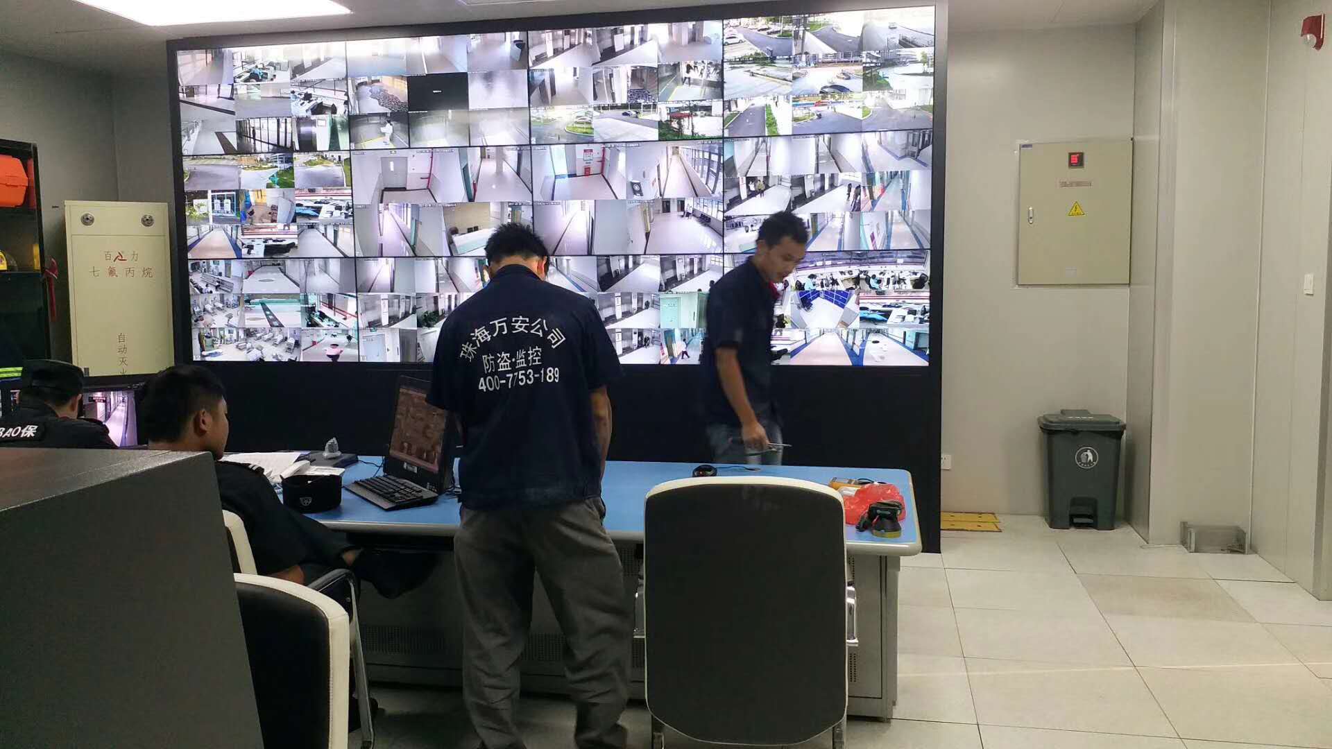 热烈祝贺金湾医院监控系统工程安装完毕及交付使